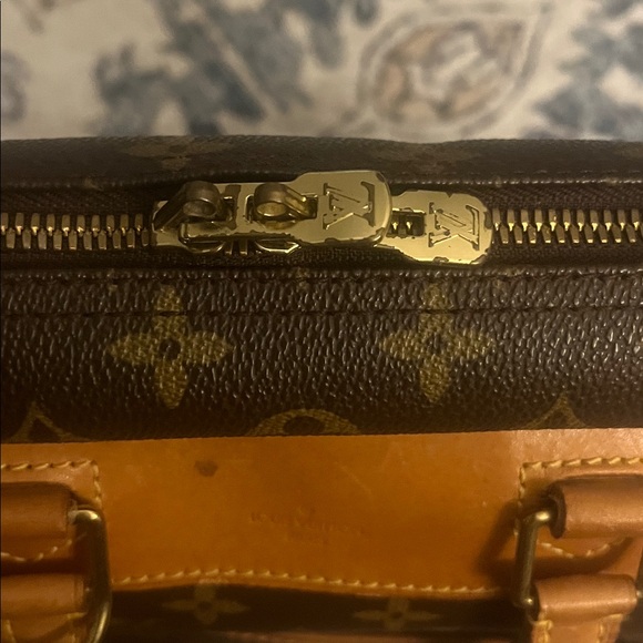 Louis Vuitton Authentic Monogram Trouville Satchel Tote Handbag 🧳 - Picture 13 of 13